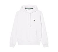 Lacoste, Homme, Sweatshirts et sweats à capuche, Blanc, Taille: 2XL Sweat à capuche en coton biologique avec poche kangourou