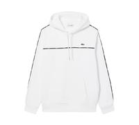 Lacoste, Homme, Sweatshirts et sweats à capuche, Blanc, Taille: M Classic Fit Logo Stripe SweaT-shirt