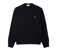 Lacoste, Homme, Sweatshirts et sweats à capuche, Bleu, Taille: XS Pull en laine bleu à col rond