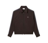 Lacoste, Homme, Sweatshirts et sweats à capuche, Brun, Taille: S SweaT-shirt zippé marron fabriqué en France