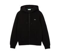 Lacoste Sweat à capuche zippé Homme molleton logo brodé Noir XXL