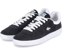 Lacoste Hommes Baskets BASESHOT Noir Mélange de cuir et de synthétique Taille : 10