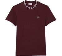 Lacoste - Jacquard T-Shirt für Herren Piqué GT6889 (M) (Bordeauxrot)