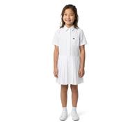 Lacoste Kids 447509 Short Sleeve Dress Blanc 16 Years Fille