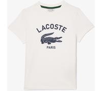 T-shirt Lacoste Graphic Logo à manches courtes blanc enfant - 10
