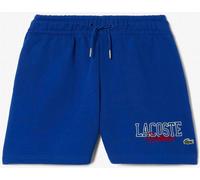 Lacoste Kids' Logo Fleece Jogger Shorts Blue X0U 10 ans Female