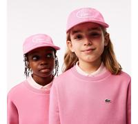 Lacoste Kids' Ventilation Eyelets Adjustable Baseball Cap Reseda Rose Junior Unisex