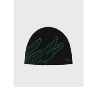 Lacoste KNITTED BEANIE men Beanies black taille: ONE SIZE