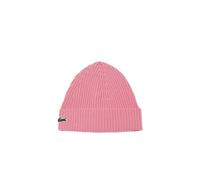 Lacoste Knitted Cap Bonnet, Reseda Rose, Taille Unique Mixte