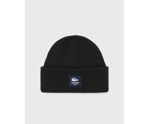 Lacoste KNITTED CAPS men Beanies black taille: ONE SIZE