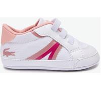 Lacoste L004 Crib Shoes Baby Blanc/Rose B53 0 Female