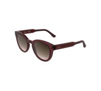 Lacoste - L6070S 601 Lunettes Ovales Monogramme - Femme - Accessoires - Rouge - Taille: 52 MM