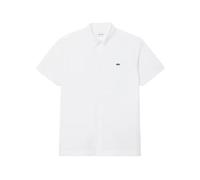 Lacoste - Chemise à manches courtes en popeline coupe classique - Homme - Chemises - Blanc - Taille: 2XL