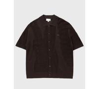 Lacoste Lacy Knit Crocodile Shirt men Shortsleeves brown taille: S