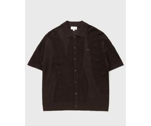 Lacoste Lacy Knit Crocodile Shirt men Shortsleeves brown taille: XL