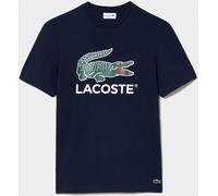 Lacoste Th1285 T-Shirt de Sport à Manches Longues, Bleu Marine, XL Homme
