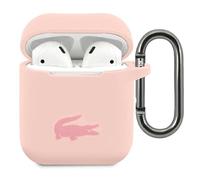 Lacoste LCA2SI Coque en Silicone pour Airpods Rose