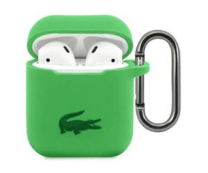 Lacoste LCA2SN Coque en Silicone pour Airpods Vert