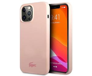 Lacoste LCHCP13LSI Coque de Protection Rigide en Silicone pour iPhone 13 Pro / 13 6,1" Rose