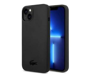Lacoste LCHCP14MSK Coque de protection rigide en silicone pour iPhone 14 Plus 6,7" Noir