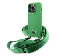 Lacoste LCHCP15XSPVCN Coque pour iPhone 15 Pro Max 6,7" Coque rigide Vert Iconic Petit Pique Crossbody