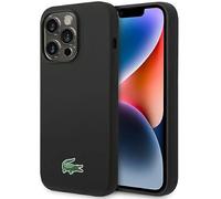 Lacoste LCHMP14XSLOK Coque rigide en silicone pour iPhone 14 Pro Max 6,7" Noir
