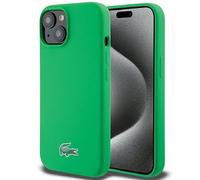 Lacoste LCHMP15MSLON Coque de protection rigide en silicone pour iPhone 15 Plus/14 Plus 6,7" Vert