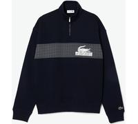 Lacoste Le Club Quarter Zip Pullover Marine 166 XS Male