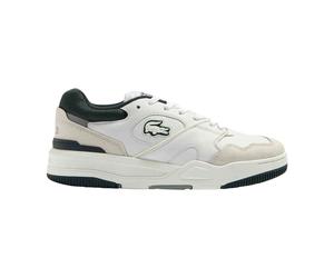 Lacoste - Lineshot 223 3 SMA Blanc/Vert Foncé Cuir - Homme - Chaussures - Blanc - Taille: 41 EU
