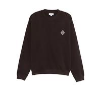 Lacoste - Logo Patch Crew Neck SweaT-shirt - Homme - Sweatshirts et sweats à capuche - Brun - Taille: S