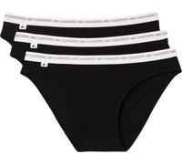 Lacoste Lot de 3 Slips Brief Femme Choix de couleurs Mélange de Coton Tailles XS à XXL NOUVEAUX