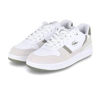 Lacoste Lot de baskets T-Clip 225 3 Sma pour homme, Blanc/kaki, 41 EU