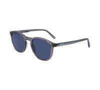 Lacoste – Lunettes de soleil L916S 038 – Monture injectée Gris/Bleu ronde photochromatique Unisexe
