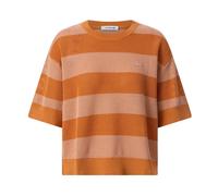 Lacoste, Femme, Pulls, Orange, Taille: 40 FR Maille Ras du Cou