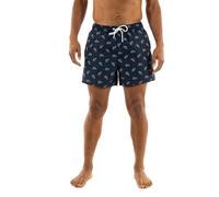 Maillot de bain Lacoste Monogram Crocodile bleu marine vert - M