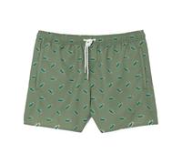 Lacoste - Maillot Iconique avec Imprimé Crocodile - Homme - Maillots de bain - Vert - Taille: L