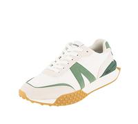 Lacoste-Men ATHLEISURE SNKR-45SMA0123, Blanc/Vert, 42.5 EU