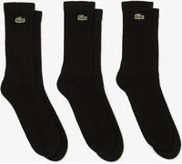 Lacoste Men's 3 Pack Crew Socks Noir 031 Taille homme 9-11 Male