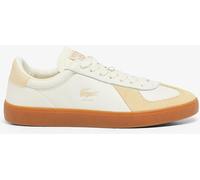 Lacoste Baskets Baseshot Pro en cuir pour homme, LT YLW/GUM, 43 EU