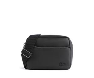 Lacoste Mens Classic Sac banane noir, polyuréthane, homme
