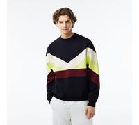 Lacoste Men's Colourblock Crew Neck Jumper Abysse/Laponie XS Male
