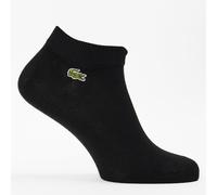 Lacoste Men's Cotton 3 Pack Logo Trainer Socks Noir 8VM Tailles hommes 6-12 Male