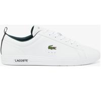 Lacoste Men's Court Base Low-Top Trainers Blanc/Vert 1R5 9.5 (44) Male