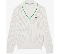 Lacoste Men's Cricket Crew Neck Jumper GIH blanc XL Male