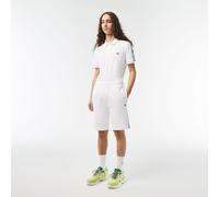 Lacoste Men's Croc Logo Fleece Jogger Shorts Blanc 2XL Male