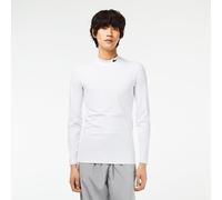 Lacoste Men's Croc Long-Sleeve T-Shirt Blanc 2XS Male