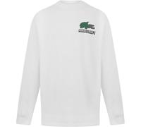 Lacoste Men's Croc Long-Sleeve T-Shirt Blanc S Male