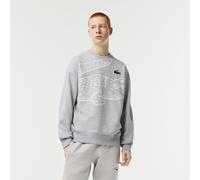 Lacoste Men's Croc Sweatshirt Chine d'argent XS Male