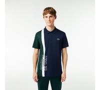 Lacoste Men's Knitted Short-Sleeve Polo Shirt Bleu/Sinople M Male