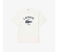 T-shirt Lacoste Big Logo Ultra-Dry à manches courtes blanc pur - S